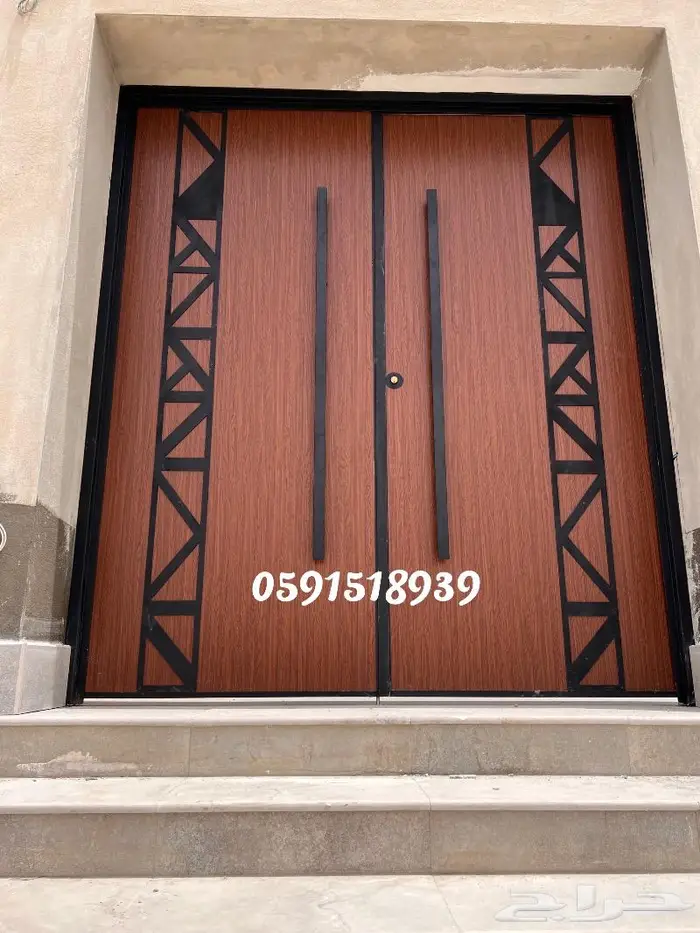 ابواب حديد - درابزينات - ابواب كلادينج- ابواب ليزر 1