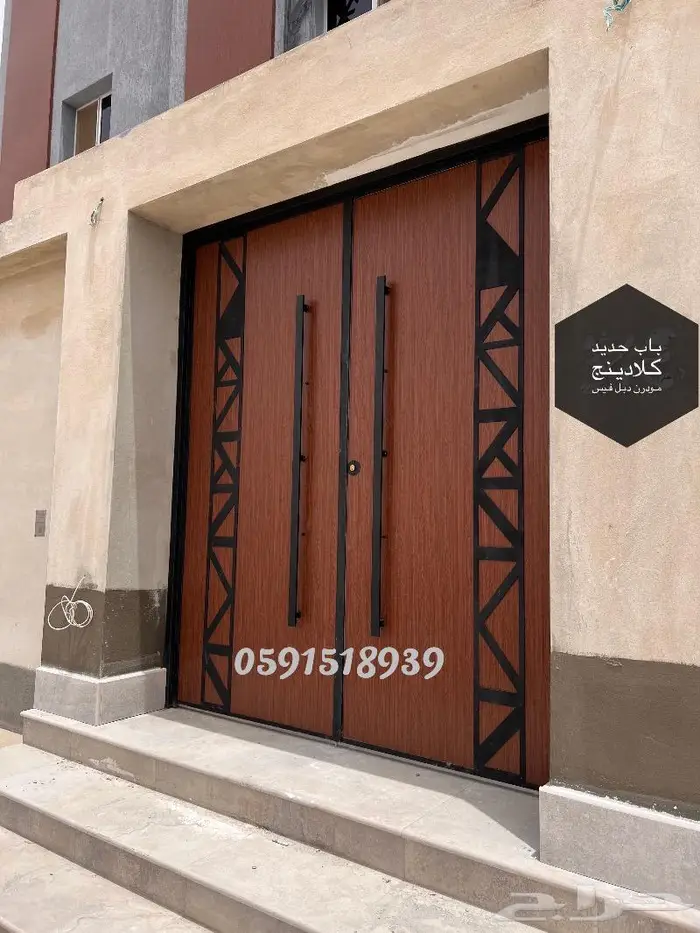 ابواب حديد - درابزينات - ابواب كلادينج- ابواب ليزر 5