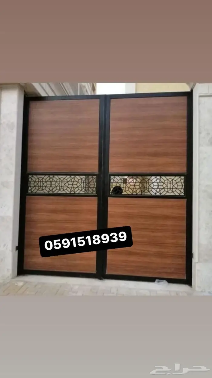 ابواب حديد - درابزينات - ابواب كلادينج- ابواب ليزر 28