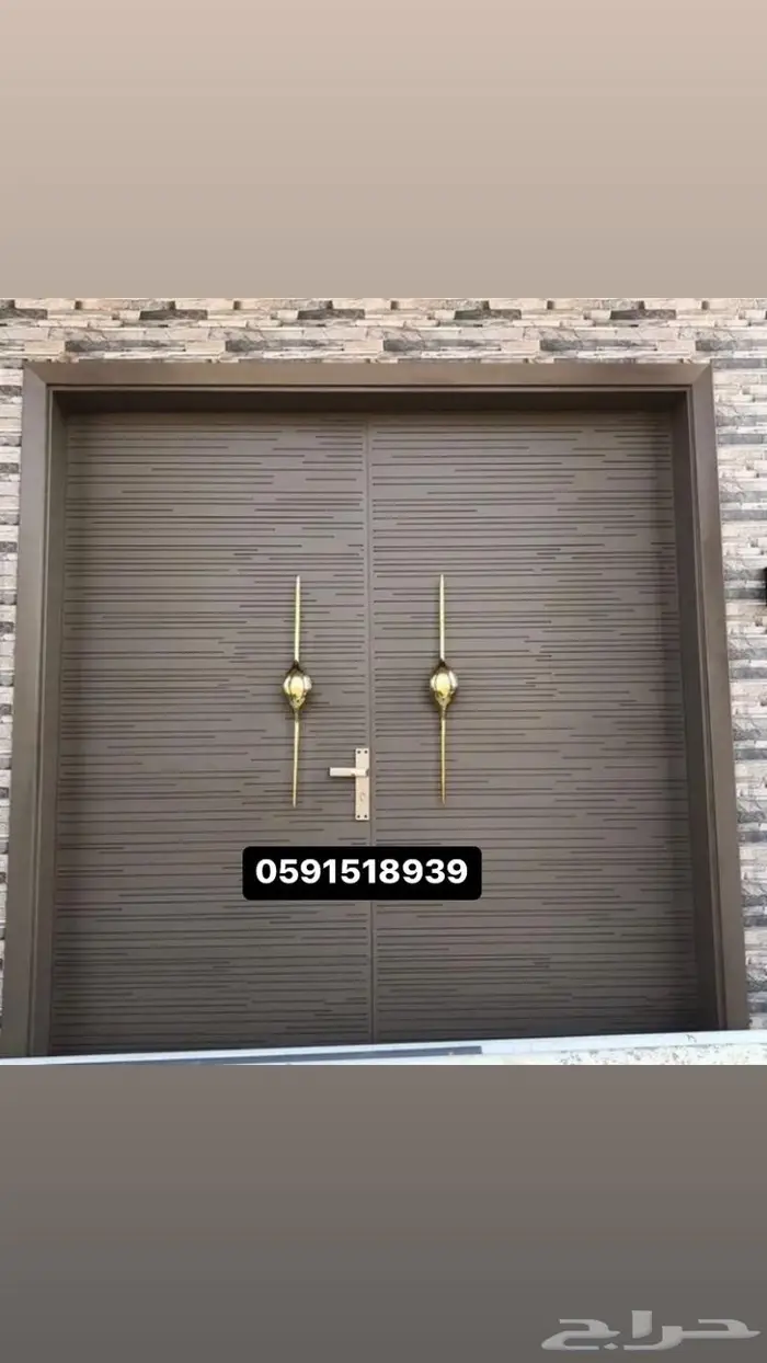 ابواب حديد - درابزينات - ابواب كلادينج- ابواب ليزر 45