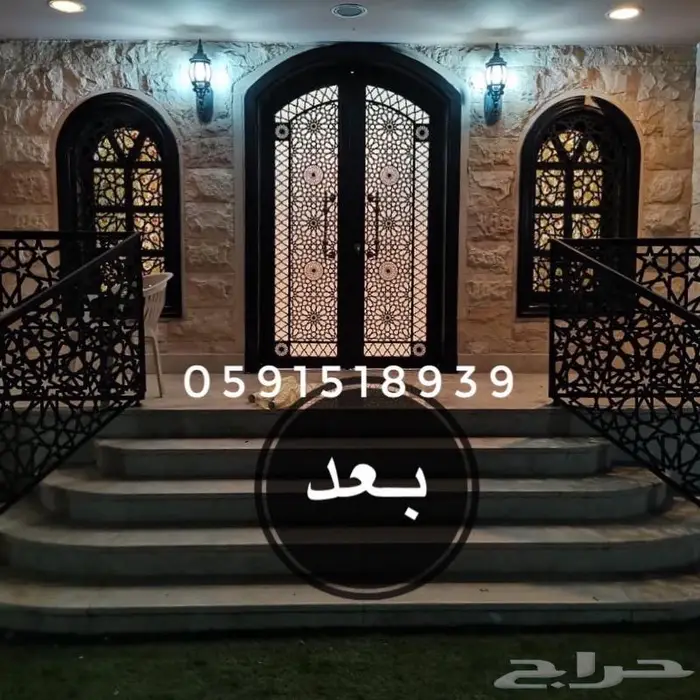 ابواب حديد - درابزينات - ابواب كلادينج- ابواب ليزر 46
