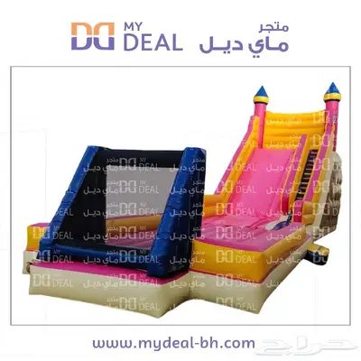 بيت هزاز نطيطات زحاليق هوائية ملعب صابوني نقازيات بوابة سباق 25