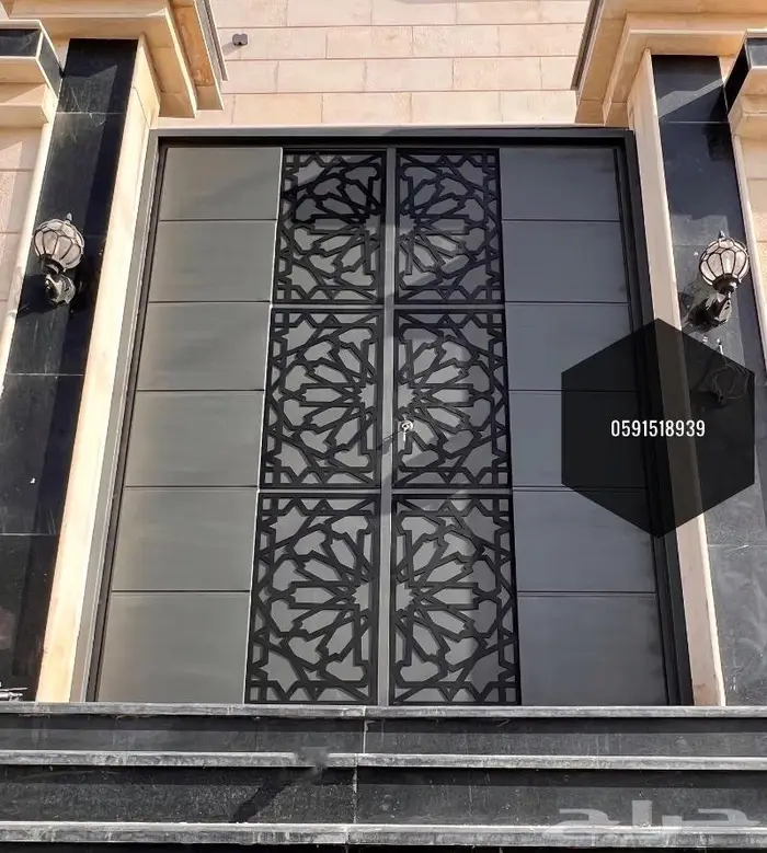 ابواب حديد - درابزينات - ابواب كلادينج- ابواب ليزر 22