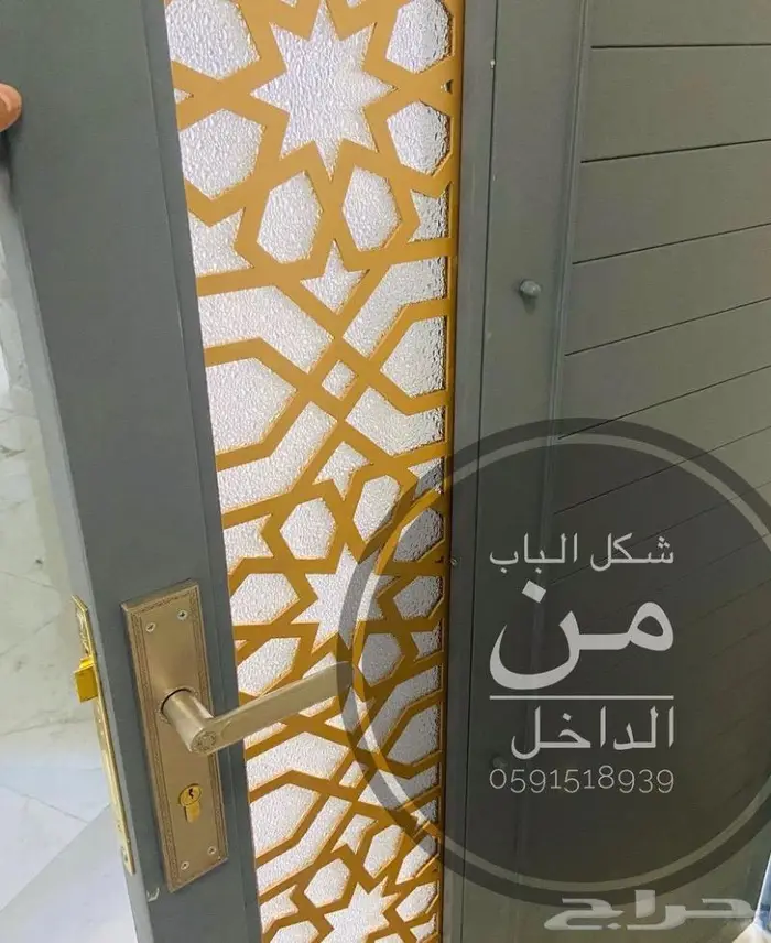 ابواب حديد - درابزينات - ابواب كلادينج- ابواب ليزر 55