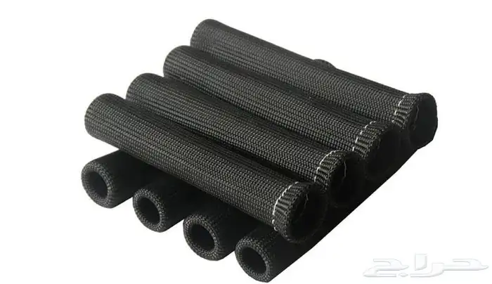 عوازل اسلاك بواجي باللون الاسود (fiber glass) 0