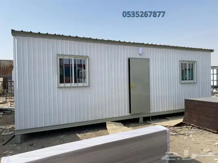 غرف جاهزة بركس للبيع برتبلات كرفان 10