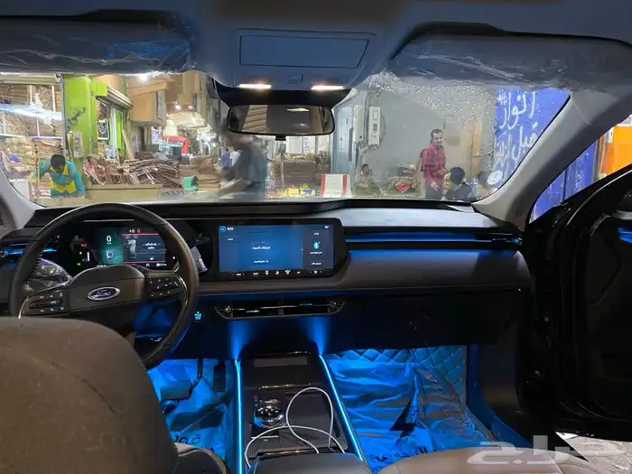 تركيب ليد داخلي على سيارة فورد توريس ترند 2023 7