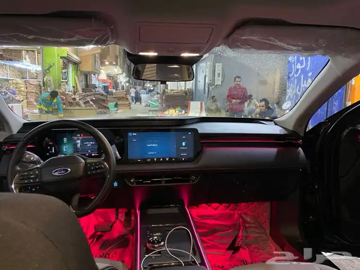 تركيب ليد داخلي على سيارة فورد توريس ترند 2023 4