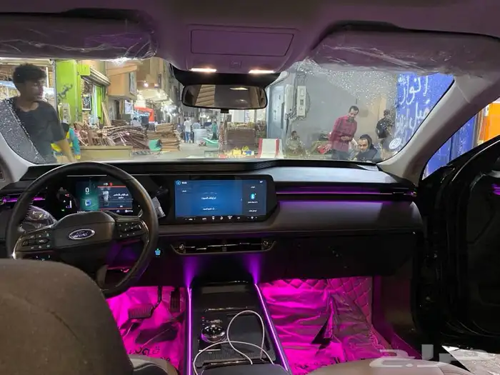 تركيب ليد داخلي على سيارة فورد توريس ترند 2023 3