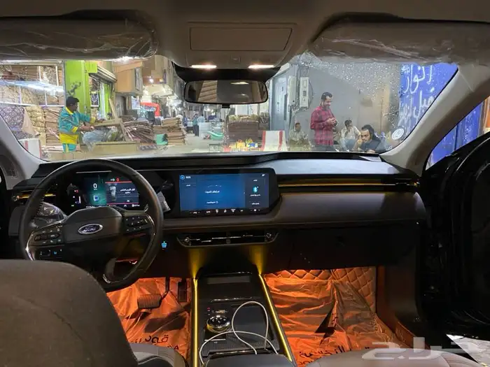 تركيب ليد داخلي على سيارة فورد توريس ترند 2023 2