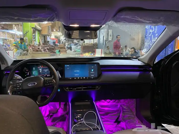 تركيب ليد داخلي على سيارة فورد توريس ترند 2023 5