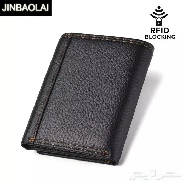 محفظة جلد طبيعي اصلي 6