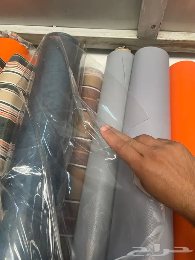 شراعات وبلاستيكات بي في سي ضد المطر خيام ومضلات وبيوت ثابته 12