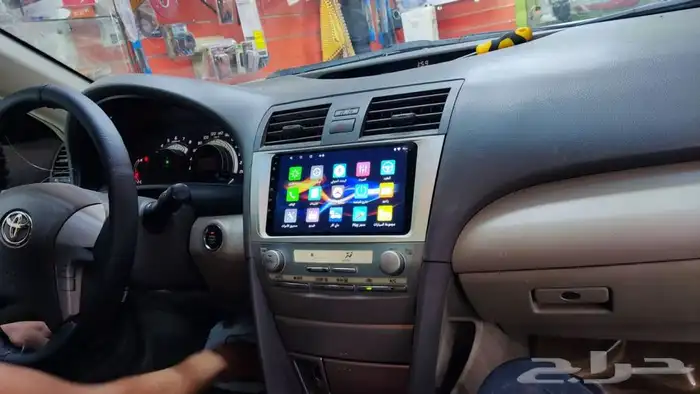 تركيب شاشه كامري 2010 1