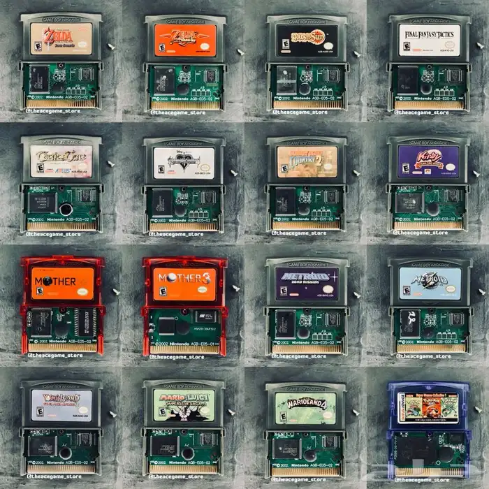 اشرطة قيم بوي ادفانس Gameboy Advance Games 0