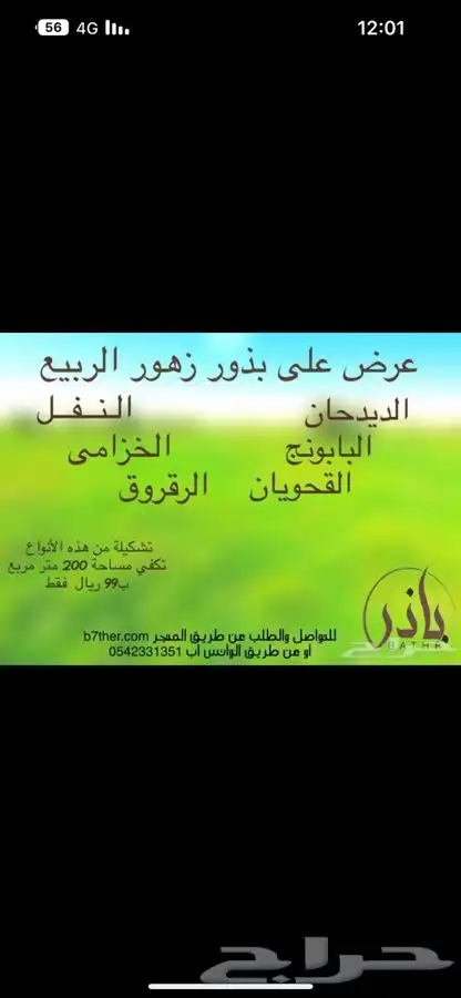 متجر باذر لبيع جميع انواع البذور 1