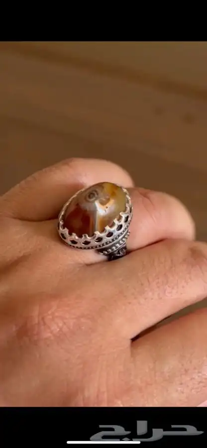 خاتم سليماني هندي عين بصياغة البحرين 7