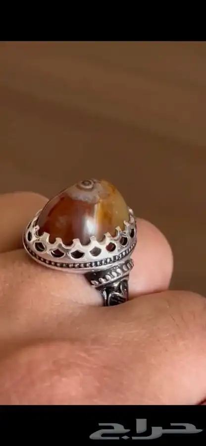 خاتم سليماني هندي عين بصياغة البحرين 8