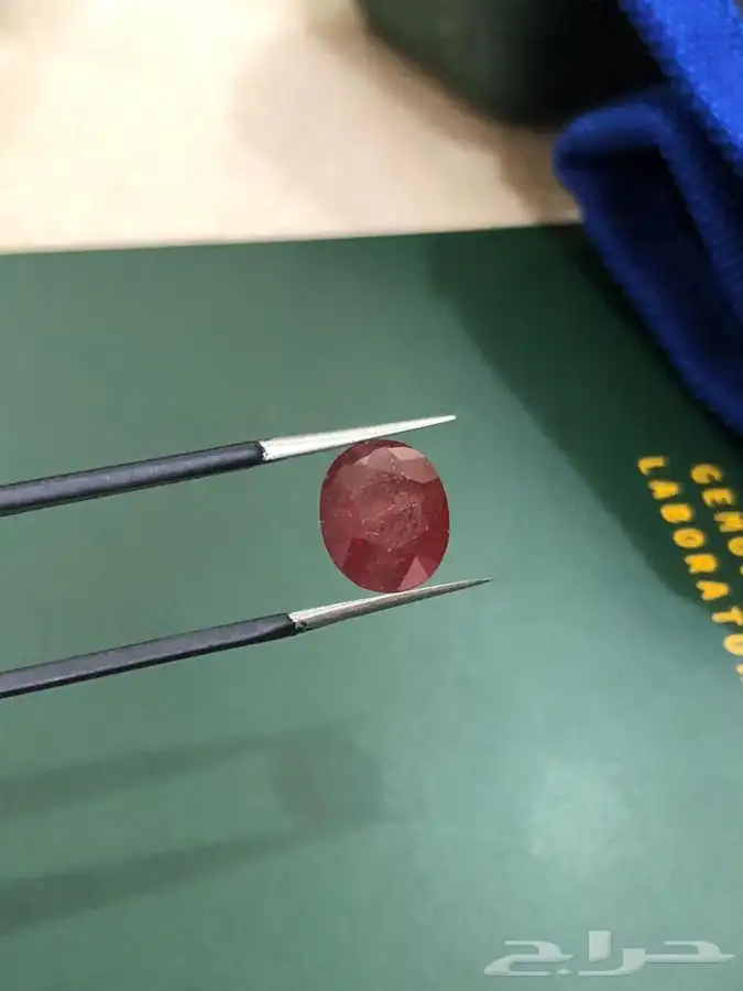 حجر زفير احمر تدرج برتقالي مميز طبيعي 2