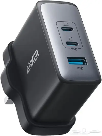 شاحن جداري USB C من انكر نانو 3 منافذ 100 واط 0