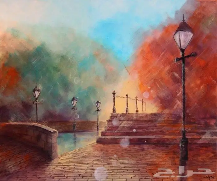 رسام مناظر طبيعيه رسام الاحساء رسام روضة اطفال رسام محلات 87