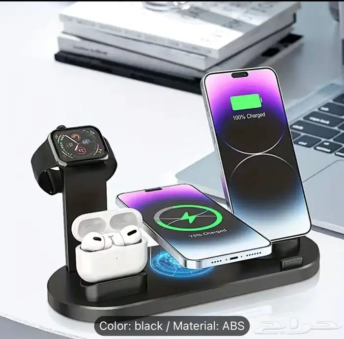 عرض خاص سماعه ابل طبق الاصل وشاحن لاسلكى ب 150 4