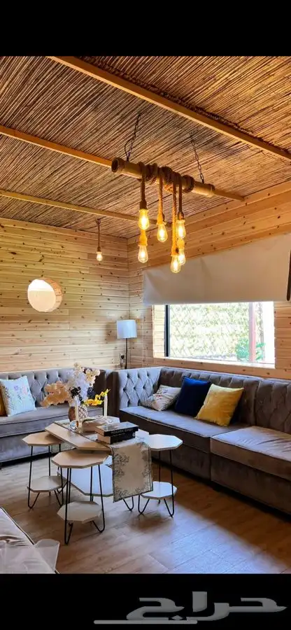 كوخ ريفي مناسب للعرسان والعوائل شاليه بمسبحين 5