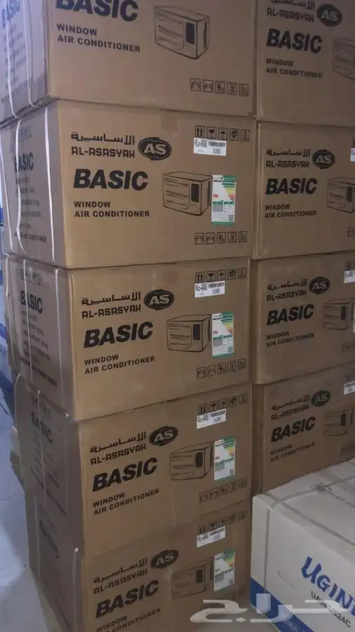 مكيف شباك بيسك (18) BASIC- متوفر كاش و اقساط 3