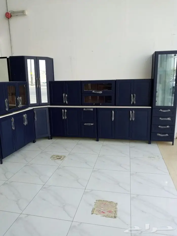اثاث دواليب مطابخ صاج المنيوم جاهزه جديده بسعر المصنع 32