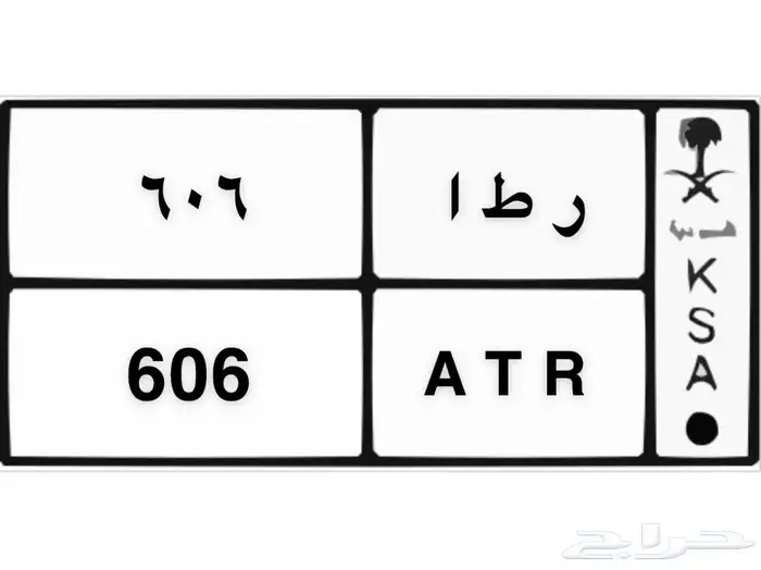 لوحة مميزة 606 للبيع 0