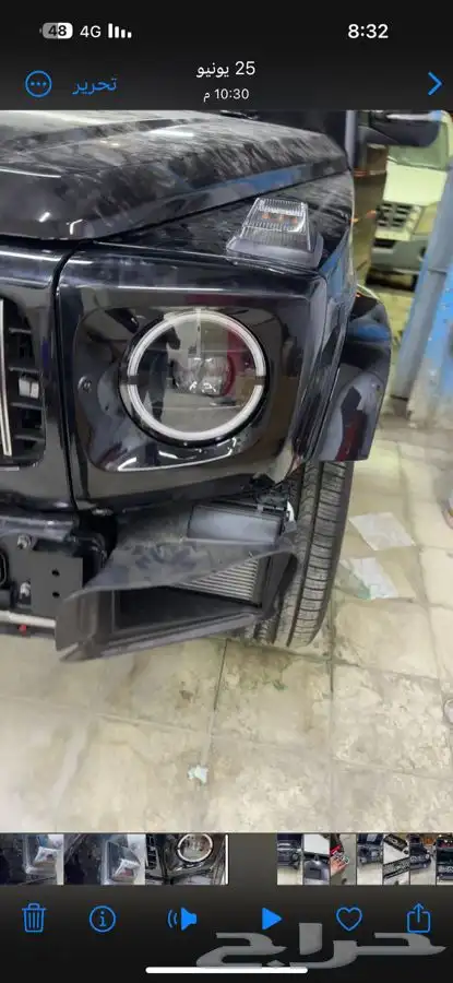 تحويل جي 500 الى G63 مع تكحيل شمعات نايت بكج 6