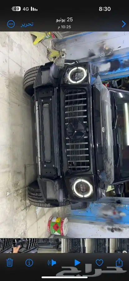 تحويل جي 500 الى G63 مع تكحيل شمعات نايت بكج 8