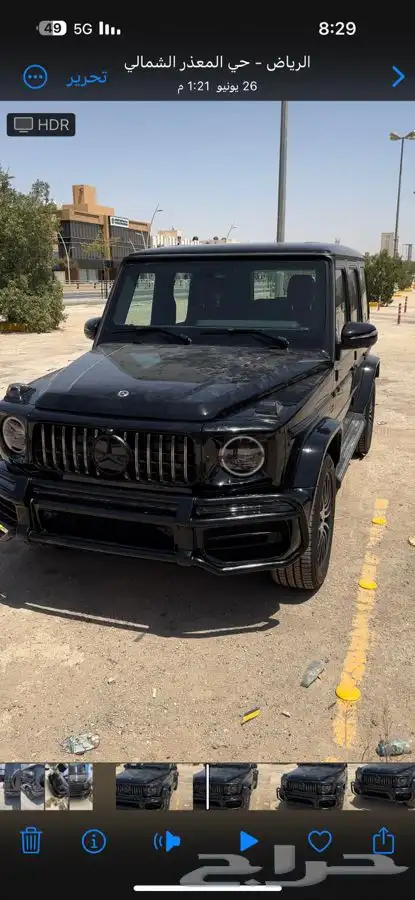 تحويل جي 500 الى G63 مع تكحيل شمعات نايت بكج 9