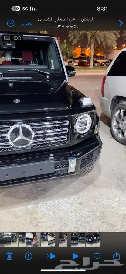 تحويل جي 500 الى G63 مع تكحيل شمعات نايت بكج 5