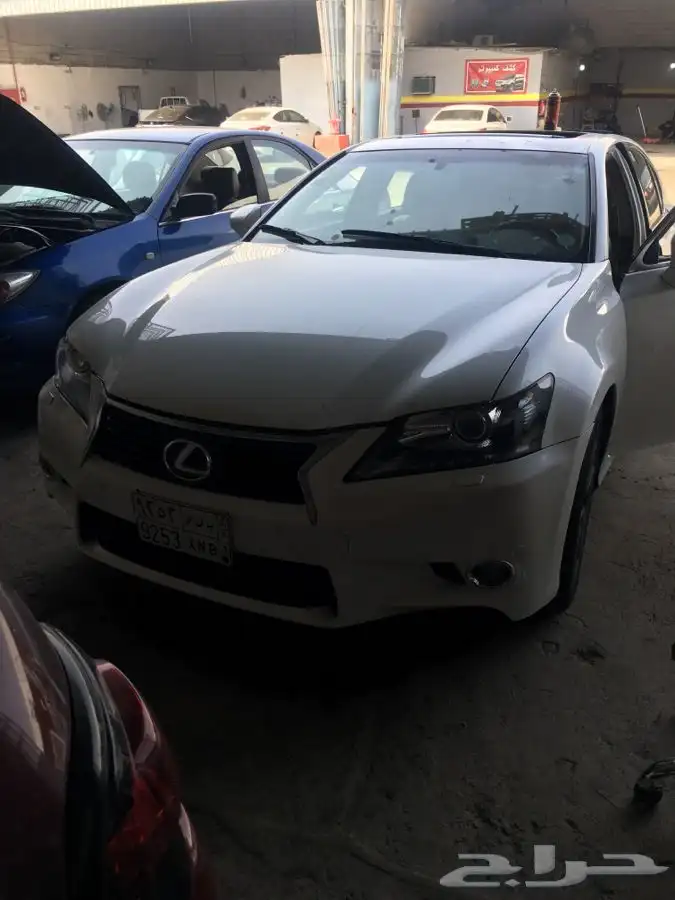 اصلاح وتنظيف وتغير جلدة تندة وتسريب مويه لكزس GS 350 2012 3
