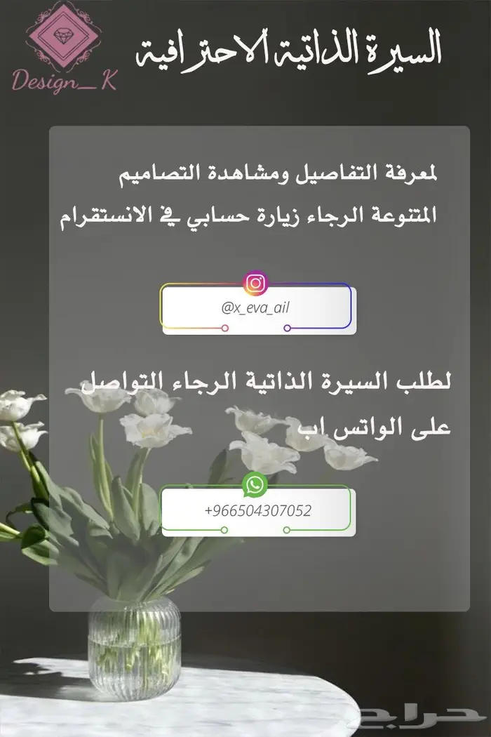 سيرة ذاتية بجودة عالية 1