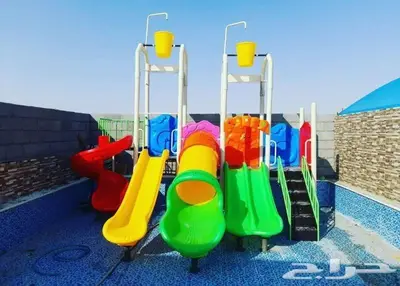 مسابح فايبر جاهزه مسبح العاب مائيه 6