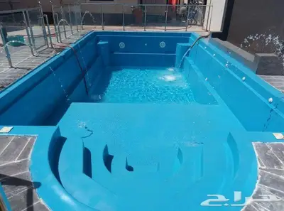 مسابح فايبر جاهزه مسبح العاب مائيه 4