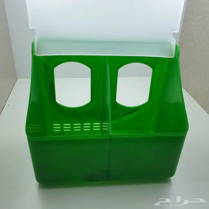 معالف مزدوج حمام طيور زينه 0