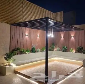 عشب_صناعي تنسيق حدائق زراعة شلالات نوافير مظلات جداري شبكات 3