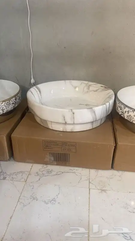 مغاسل رخام طبيعي مغاسل رخام صناعي 29