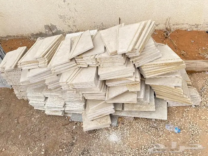 للبيع نعلات رخام درج كريم مارفل جاهزه للتركيب 2