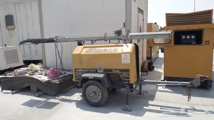 تاجير مولدات و تورلايت generator and tower light LED rental 2