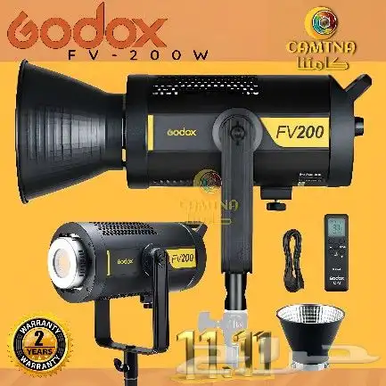 إضاءة GODOX FV200 الجديدة - مستمرة للفيديو HSS فلاش ومضة 0