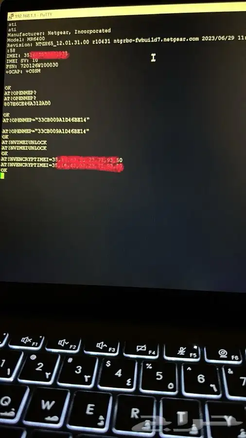 اصلاح IMEI مودم Netgear m6 pro 1