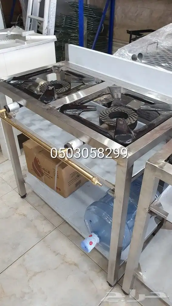 عيون غاز مركب شوله مرتفع استيل مطعم بيت 10