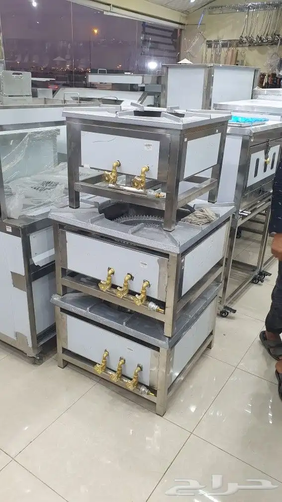 عيون غاز مركب شوله مرتفع استيل مطعم بيت 4