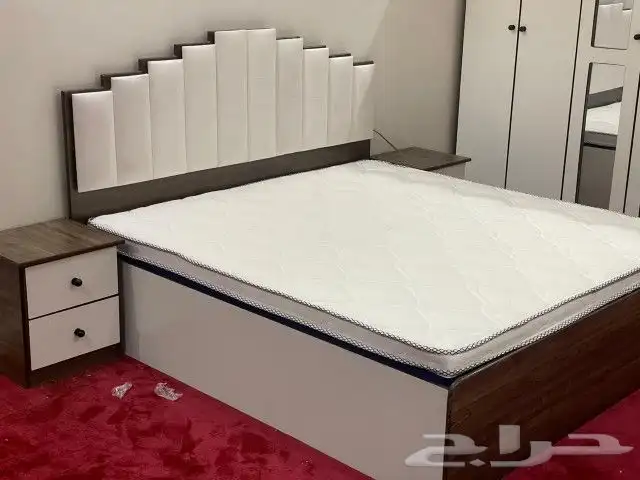 غرف نوم مزدوجة كامل 7 قطع جاهز تواصل 0