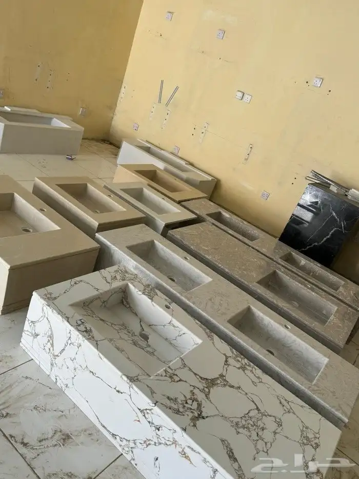 تفصيل مغاسل رخام طبيعي او صناعي حسب الطلب في جدة 23