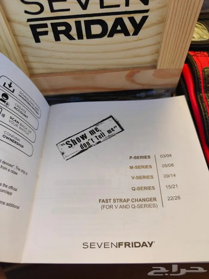 ساعة SEVEN FRIDAY رد كاربون P3C-04 8